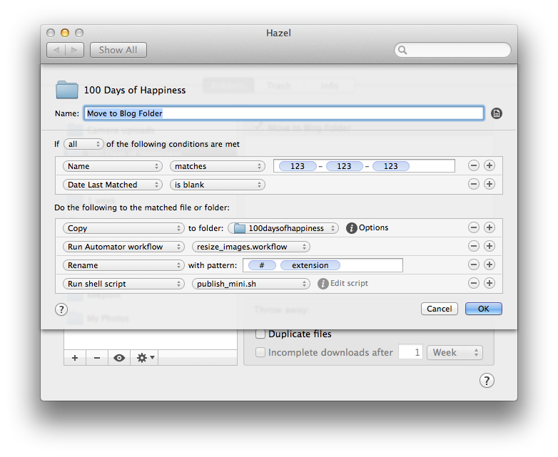 Hazel Rule for Pelican